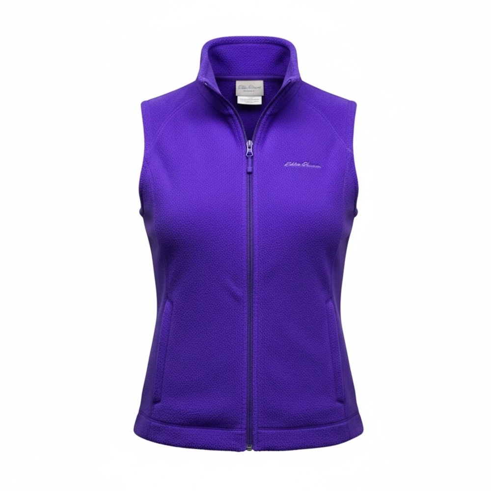 Eddie Bauer fleece vest. Purple. Size Large
